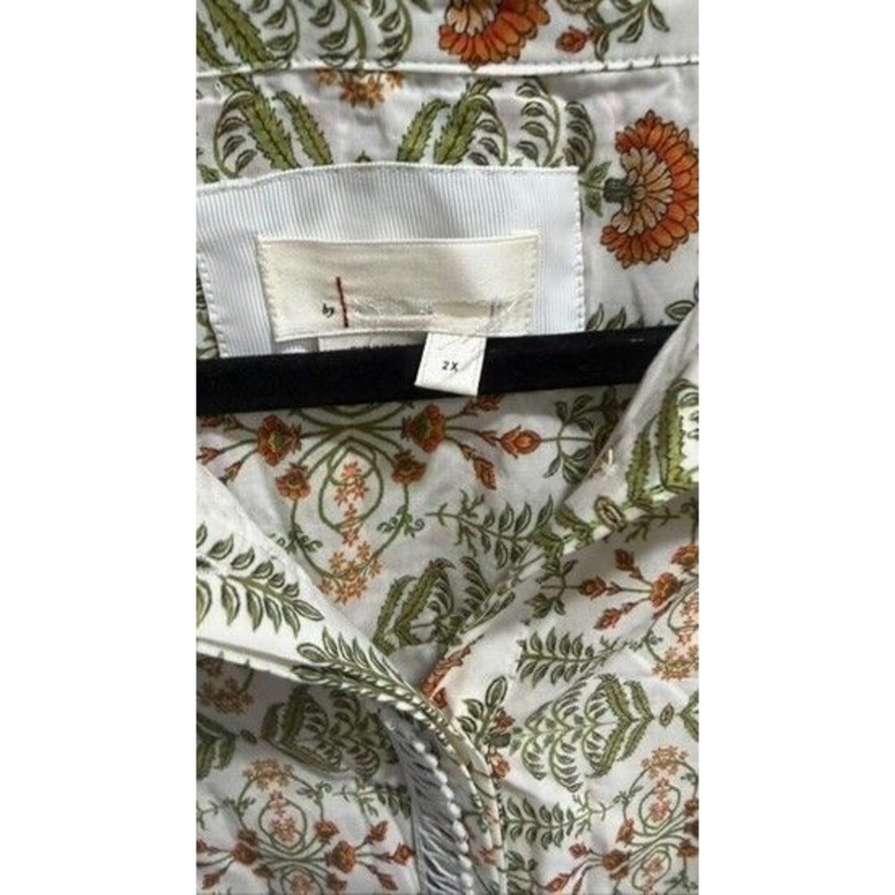 Anthropologie The Eleanora Long-Sleeve Maxi Shirt Dress 2X NEW - Picture 4 of 6
